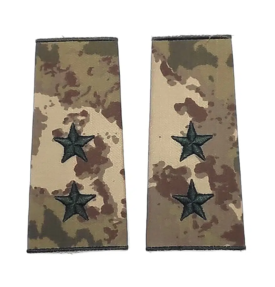 Üsteğmen Kamuflaj Rütbe (Kara Kuvvetleri Yeni Kamuflaj )