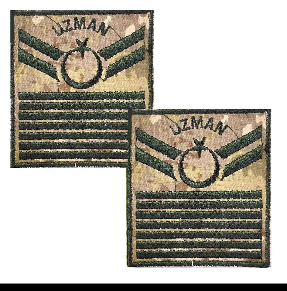 Uzman Çavuş 7 Kademe Kamuflaj Rütbe (Kara Kuvvetleri)