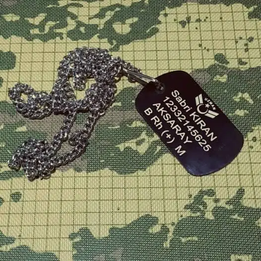 Uzman Çavuş Renkli Künye