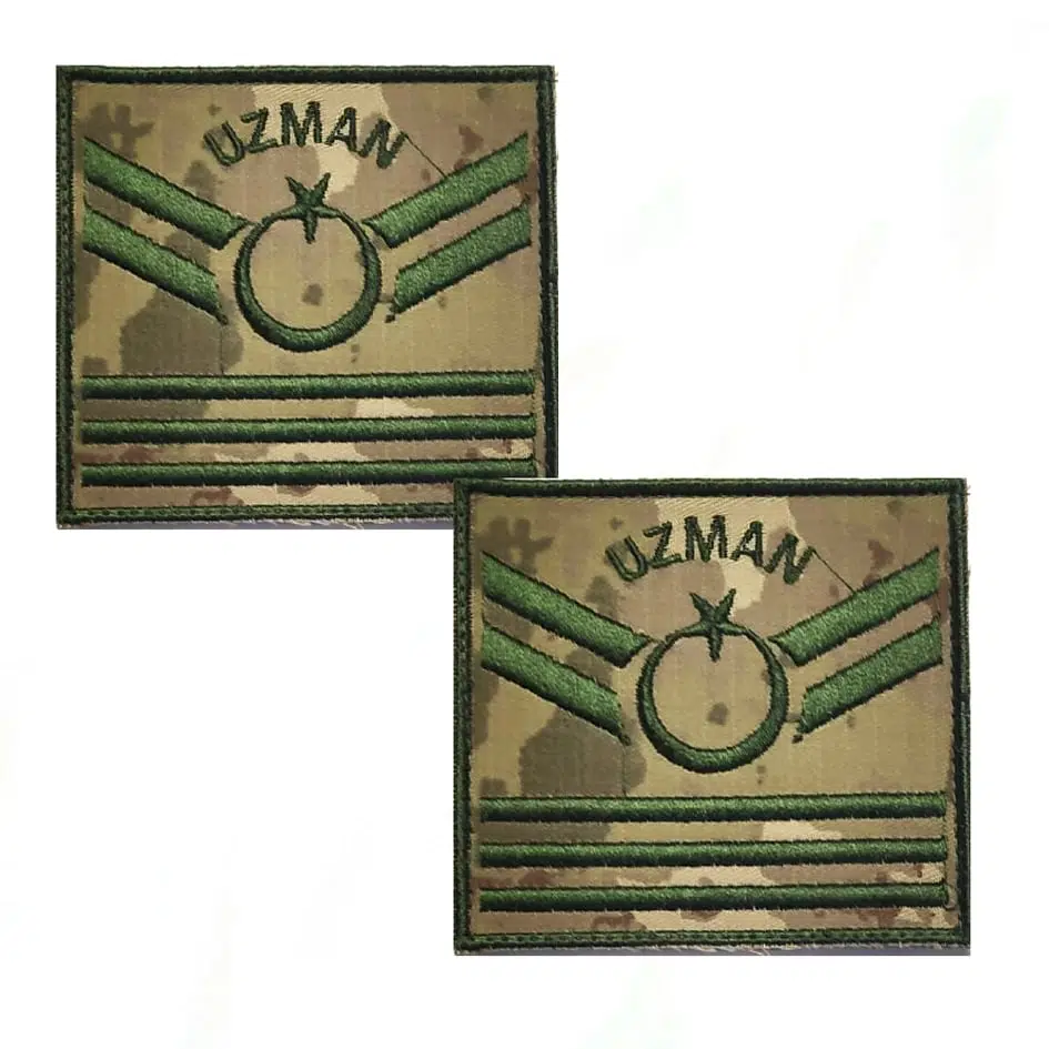 Uzmna Çavuş 3 Kademe Kamuflaj Rütbe (Yeni Kamuflaj)