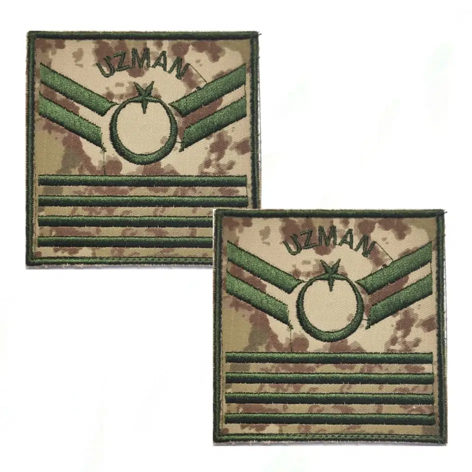 Uzmna Çavuş 4 Kademe Kamuflaj Rütbe (Yeni Kamuflaj)